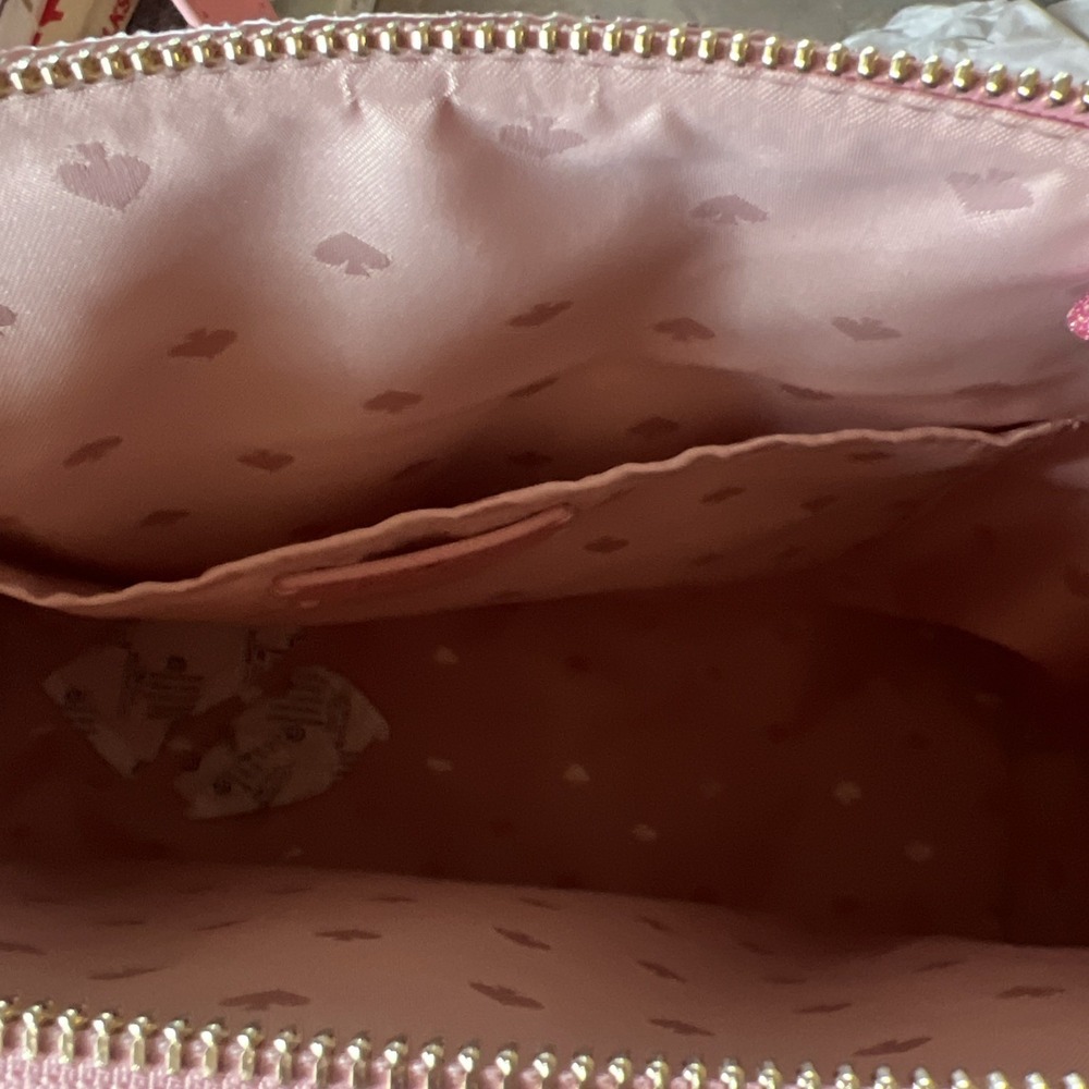 Kate‎ Spade New York Flash Glitter Pink Tote Saffiano K8706 - Picture 6 of 16